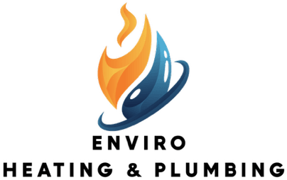 Abstract flame and water droplet logo